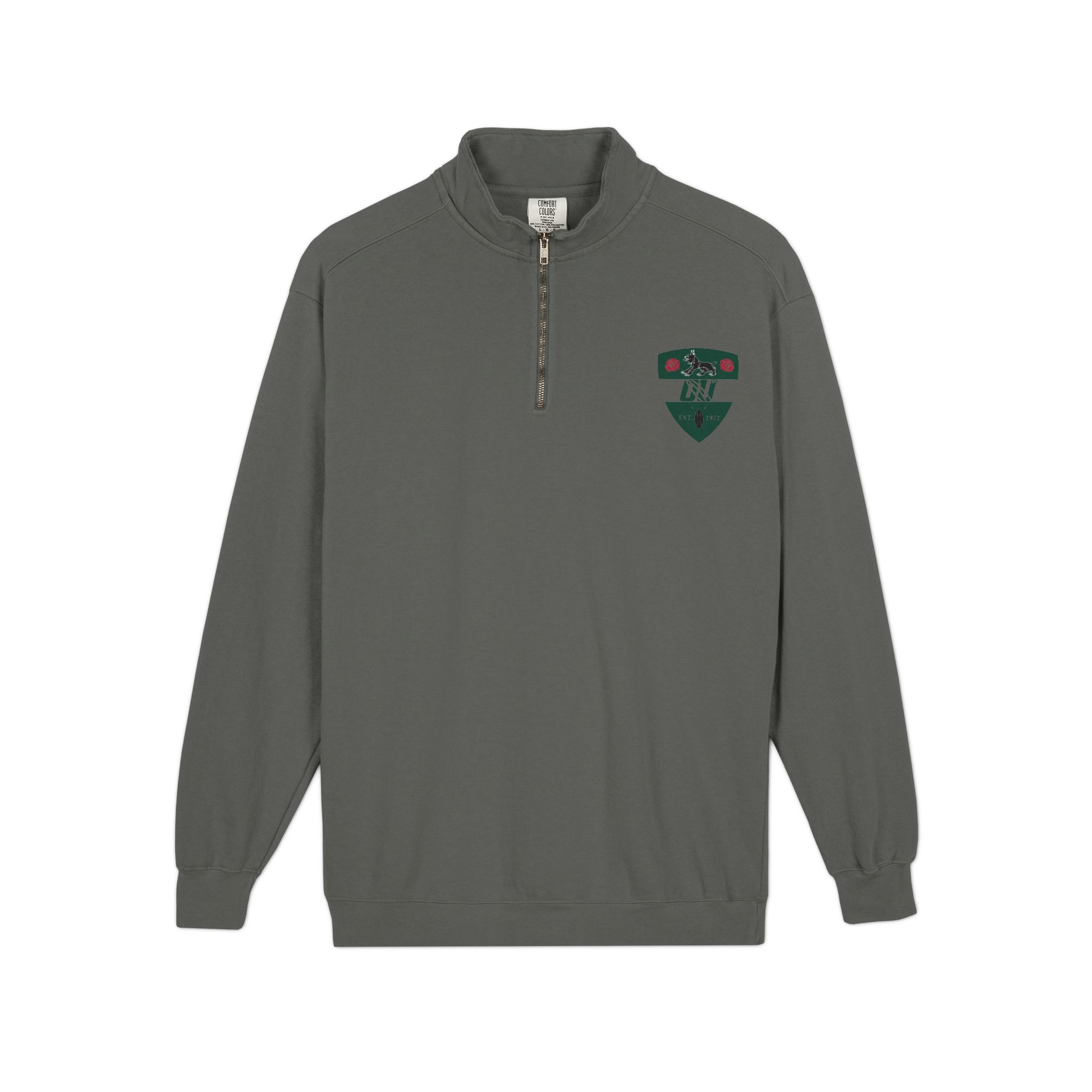 OU Mens Rugby Quarter Zip Sweatshirt 1 OU Mens Rugby Quarter Zip Sweatshirt