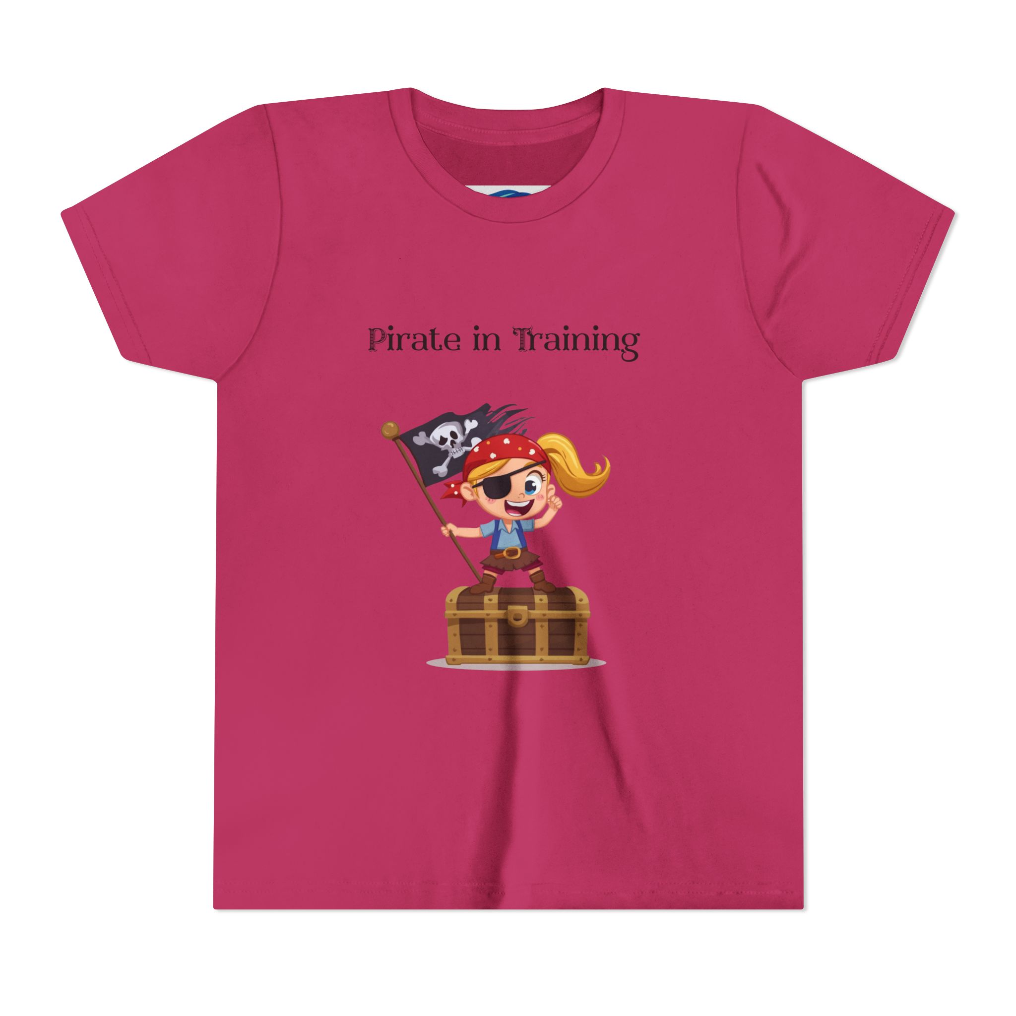 Youth Girl "Pirate in Training" Kids Pirate Graphic Shirt 7 Youth Girl "Pirate in Training" Kids Pirate Graphic Shirt - Image 7