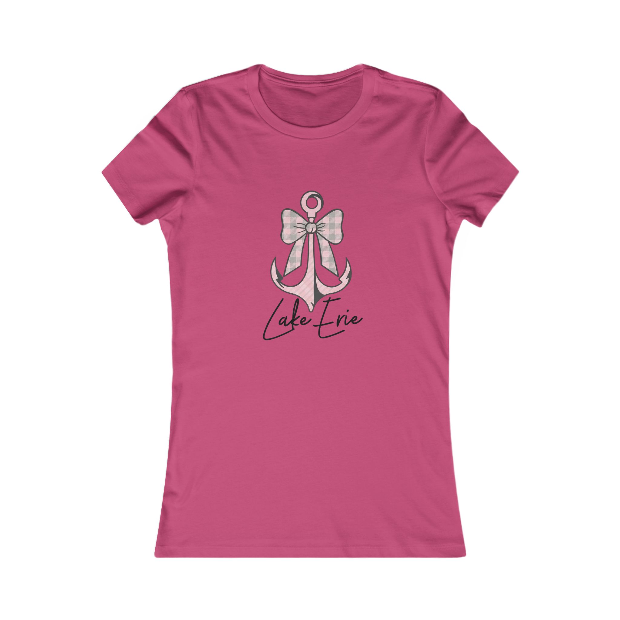 Lake Erie Anchor & Bow Tee - Women's Favorite Tee 7 Lake Erie Anchor & Bow Tee - Women's Favorite Tee - Image 7