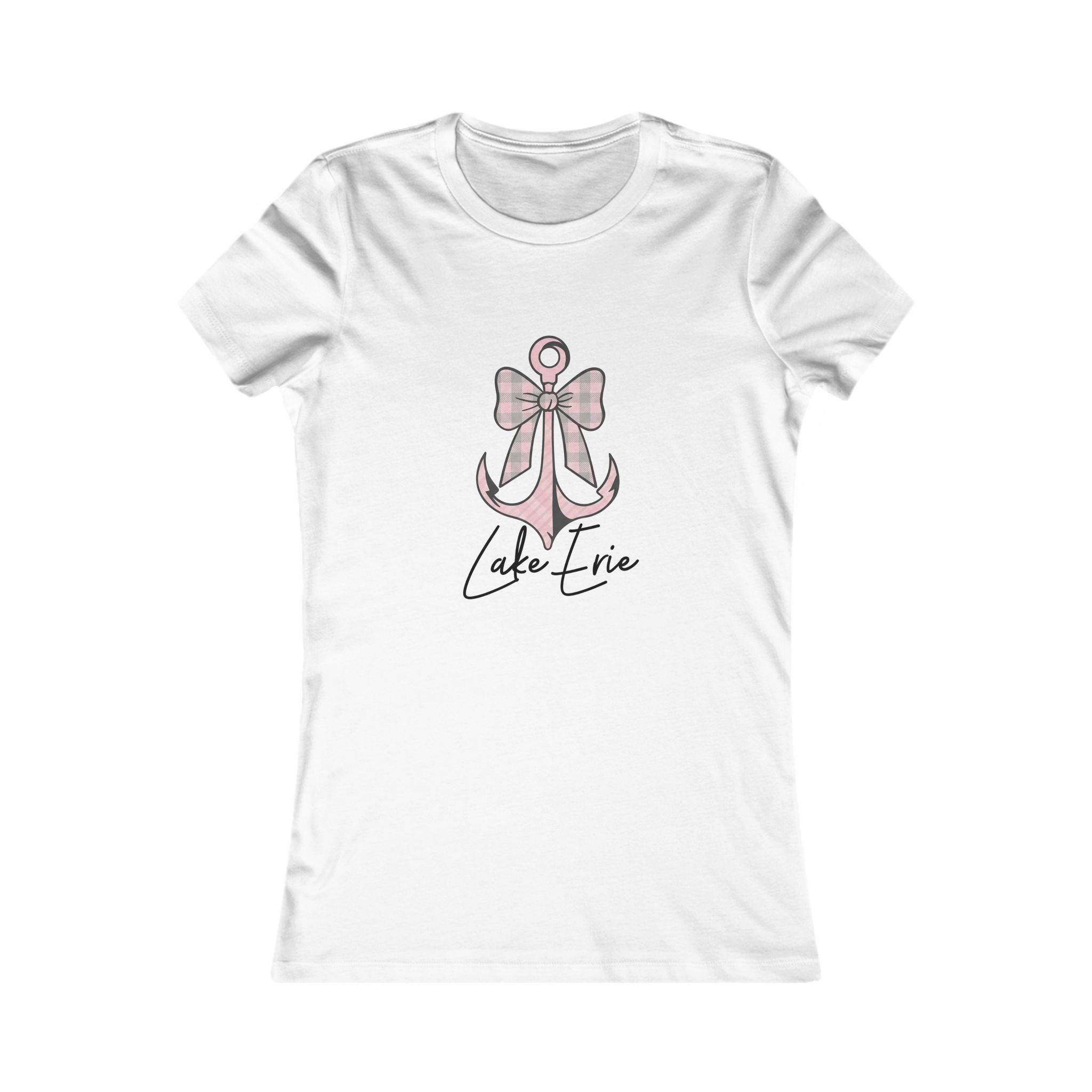 Lake Erie Anchor & Bow Tee - Women's Favorite Tee 4 Lake Erie Anchor & Bow Tee - Women's Favorite Tee - Image 4