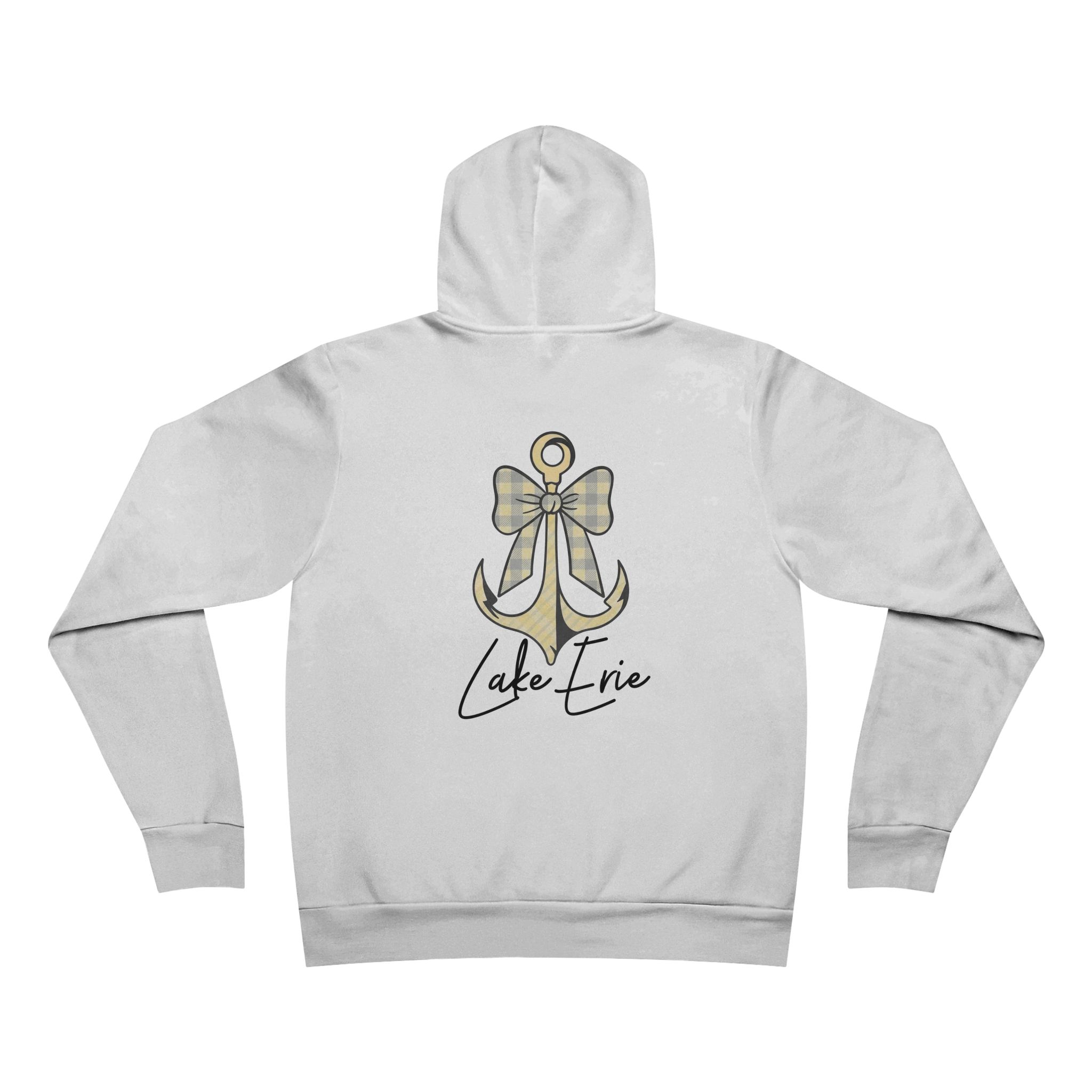 Lake Erie Anchor Hoodie — Yellow Bow - Back Bay Edit 2 Lake Erie Anchor Hoodie — Yellow Bow - Back Bay Edit - Image 2