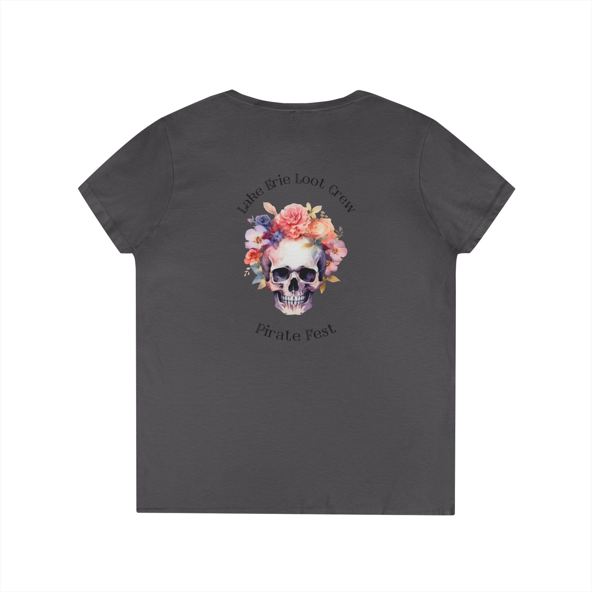 Lake Erie Loot Crew Pirate Fest V-Neck Tee 8 Lake Erie Loot Crew Pirate Fest V-Neck Tee - Image 8