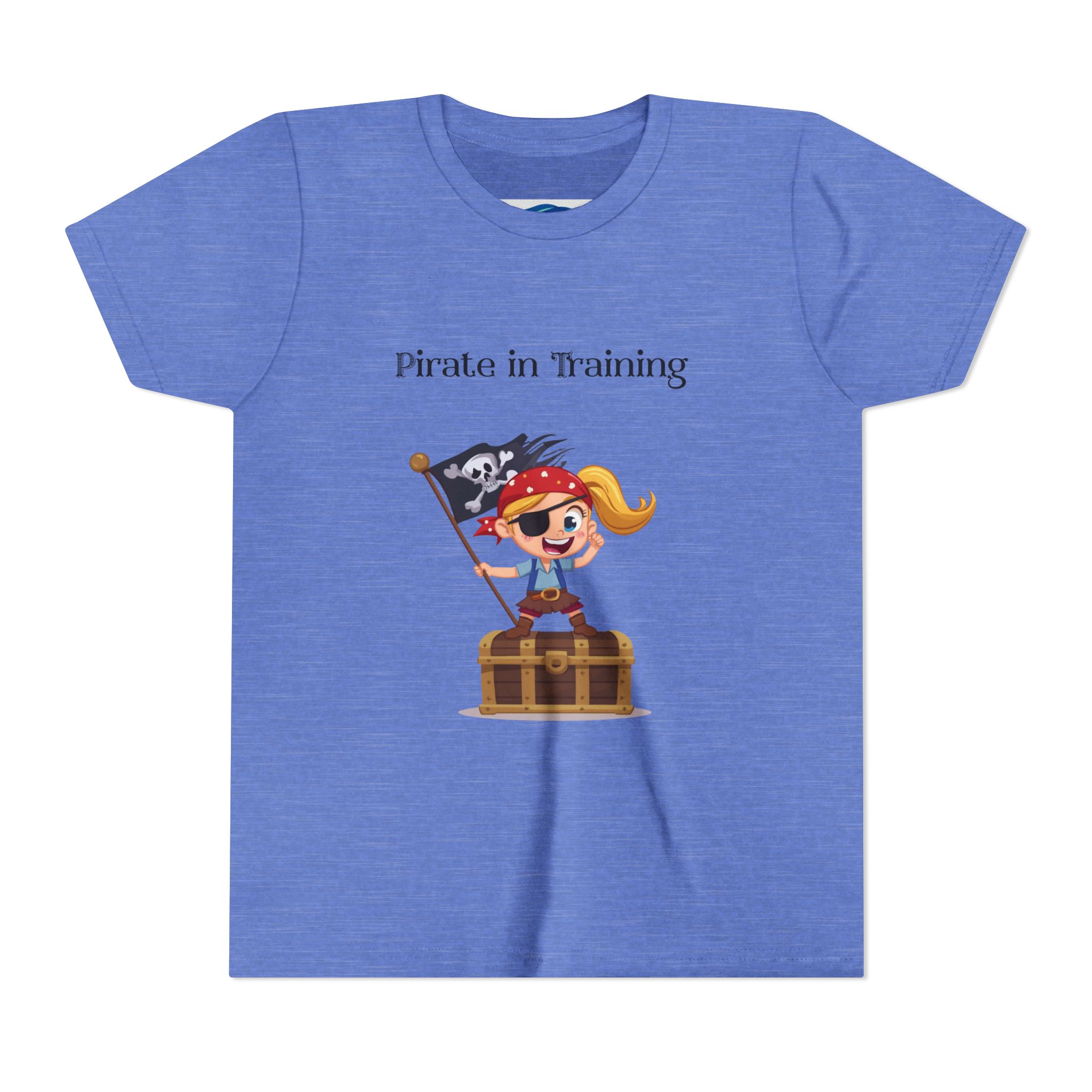 Youth Girl "Pirate in Training" Kids Pirate Graphic Shirt 5 Youth Girl "Pirate in Training" Kids Pirate Graphic Shirt - Image 5
