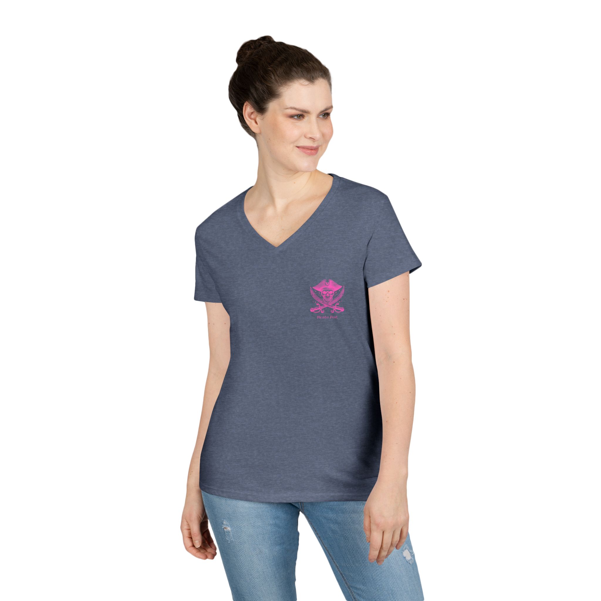 Lake Erie Loot Crew Pirate Fest V-Neck Tee 12 Lake Erie Loot Crew Pirate Fest V-Neck Tee - Image 12