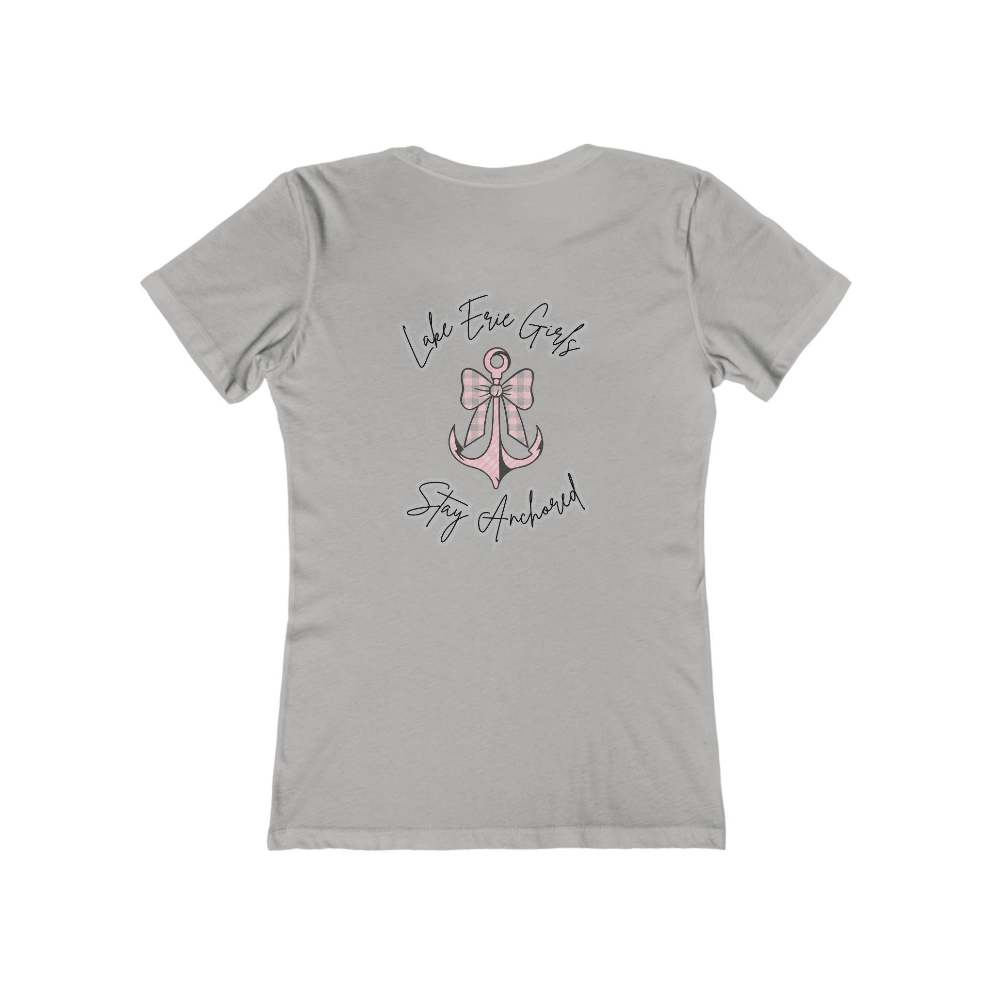 Lake Erie Girls Stay Anchored Bow & Anchor Fitted TeeBack Bay Edit 4 Lake Erie Girls Stay Anchored Bow & Anchor Fitted TeeBack Bay Edit - Image 4