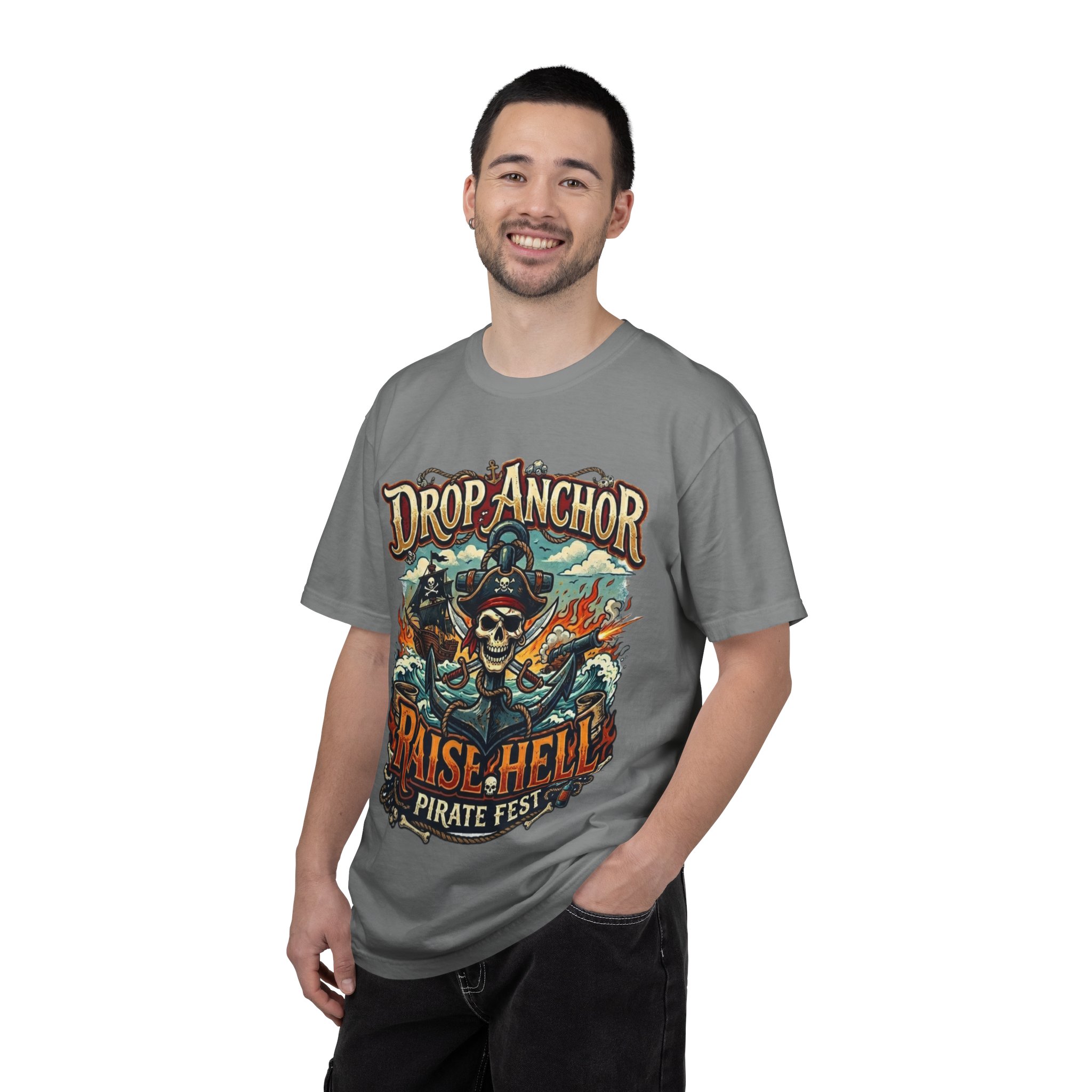 Drop Anchor, Raise Hell Pirate Fest Tee 4 Drop Anchor, Raise Hell Pirate Fest Tee - Image 4