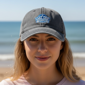 Vintage Embroidered Cap — Lake Erie Born and Bred