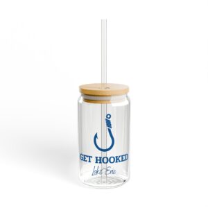 Get Hooked-Lake Erie-Sipper Glass