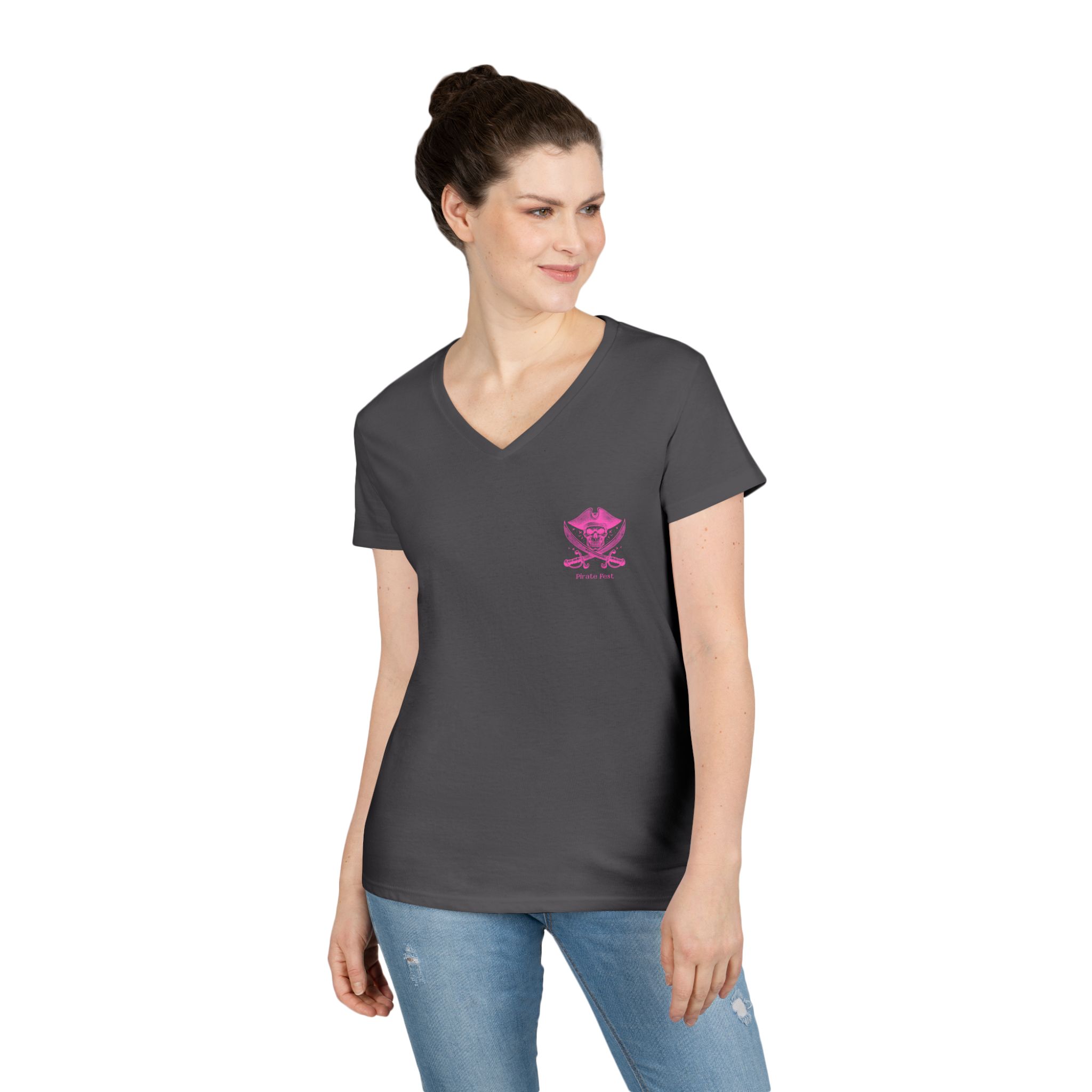 Lake Erie Loot Crew Pirate Fest V-Neck Tee 9 Lake Erie Loot Crew Pirate Fest V-Neck Tee - Image 9