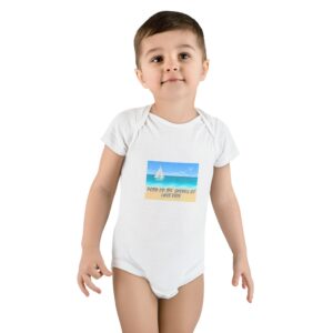 Born on the Shores of Lake Erie Baby Onesie
