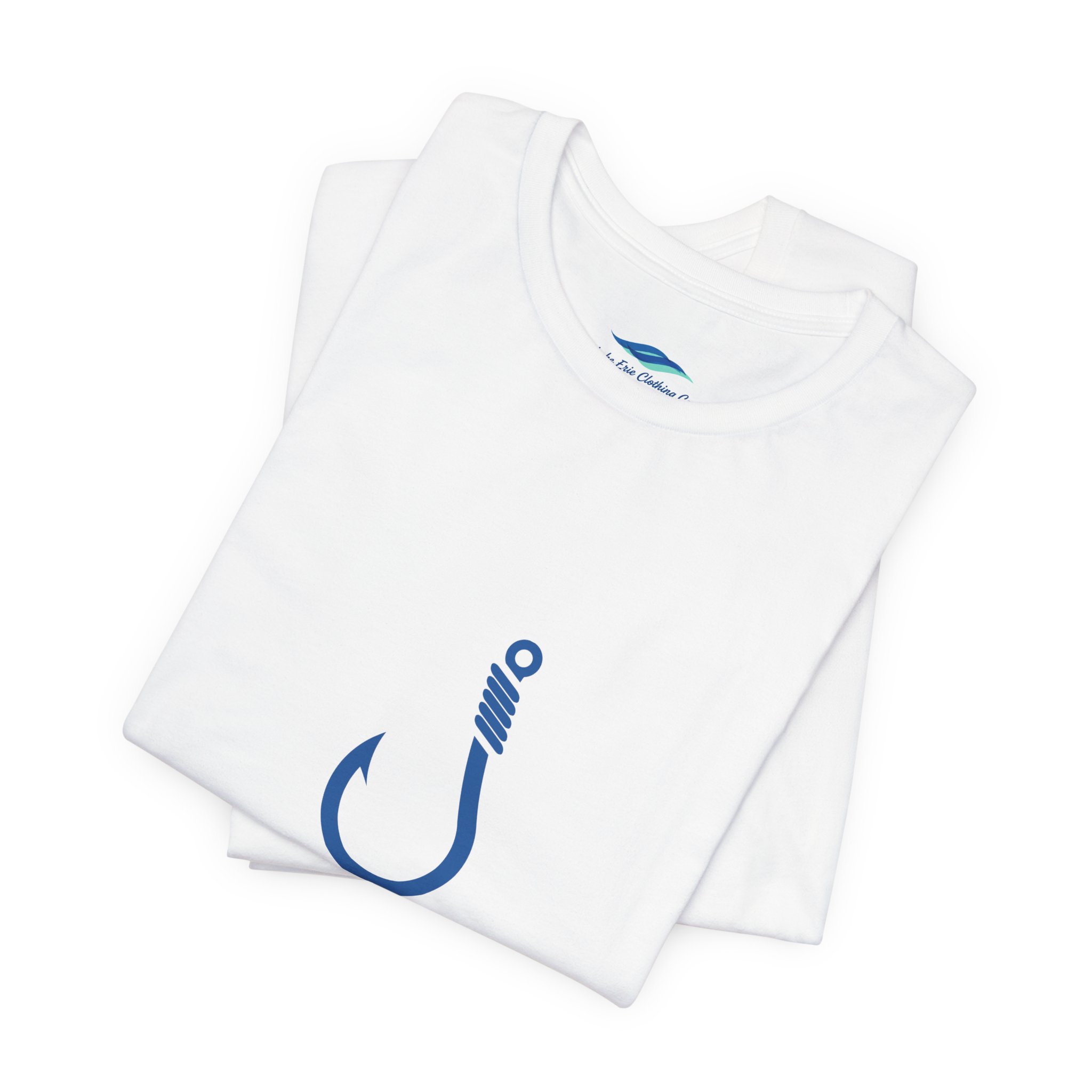 Fishing Hook T‑Shirt — "Get Hooked Lake Erie" Casual Graphic Tee 3 Fishing Hook T‑Shirt — "Get Hooked Lake Erie" Casual Graphic Tee - Image 3