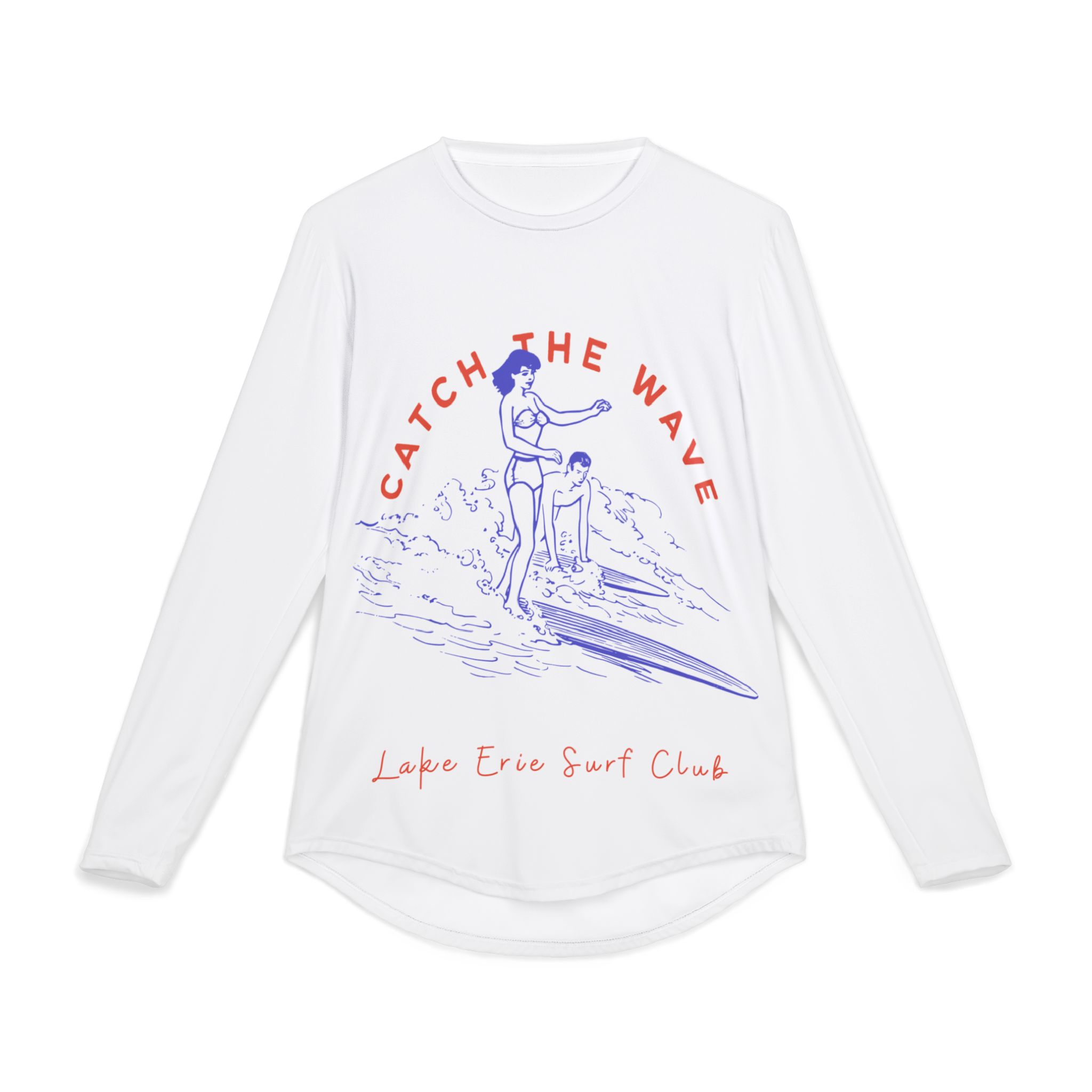 Catch the Wave - Rash Guard- UV Shirt — Lake Erie Surf Club 1 Catch the Wave - Rash Guard- UV Shirt — Lake Erie Surf Club
