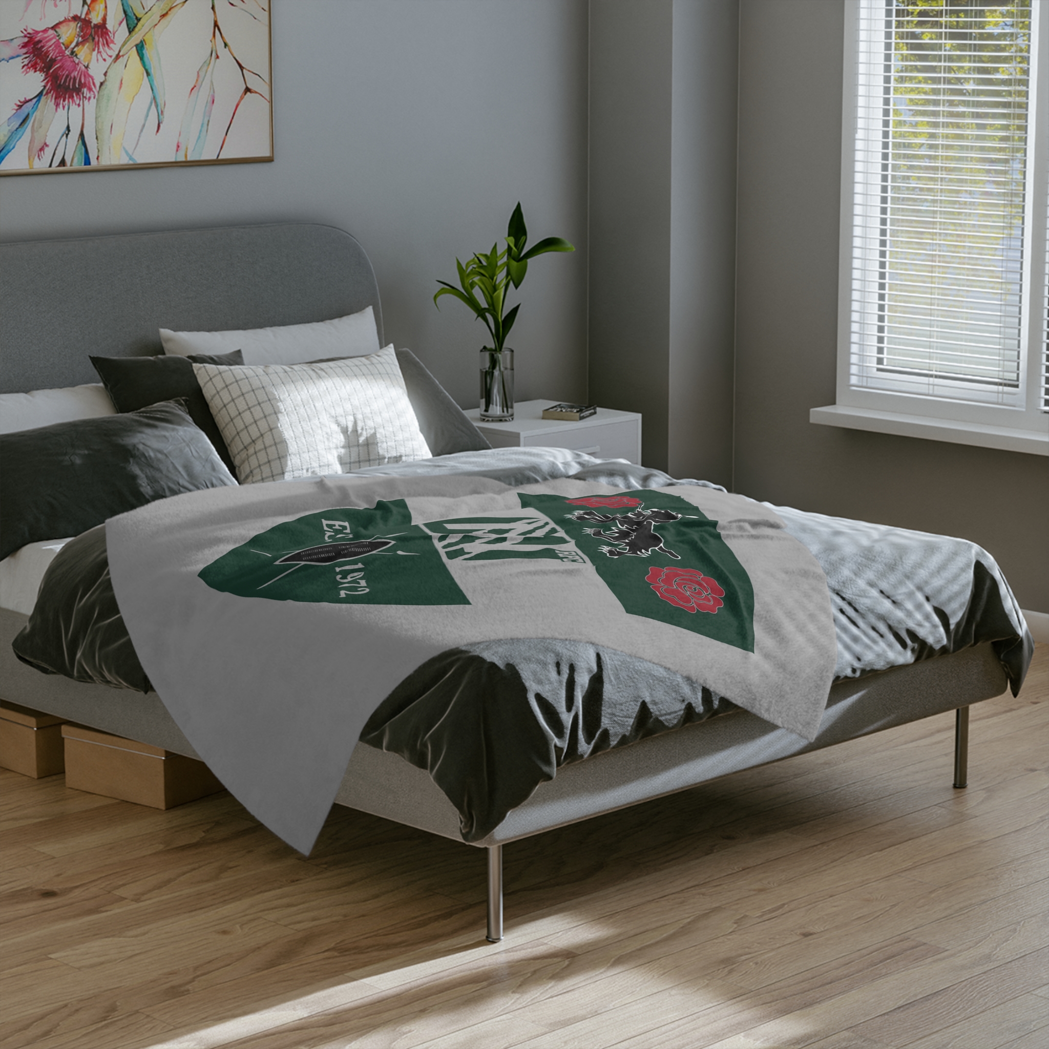 OU Mens Rugby Microfiber Blanket 10 OU Mens Rugby Microfiber Blanket - Image 10