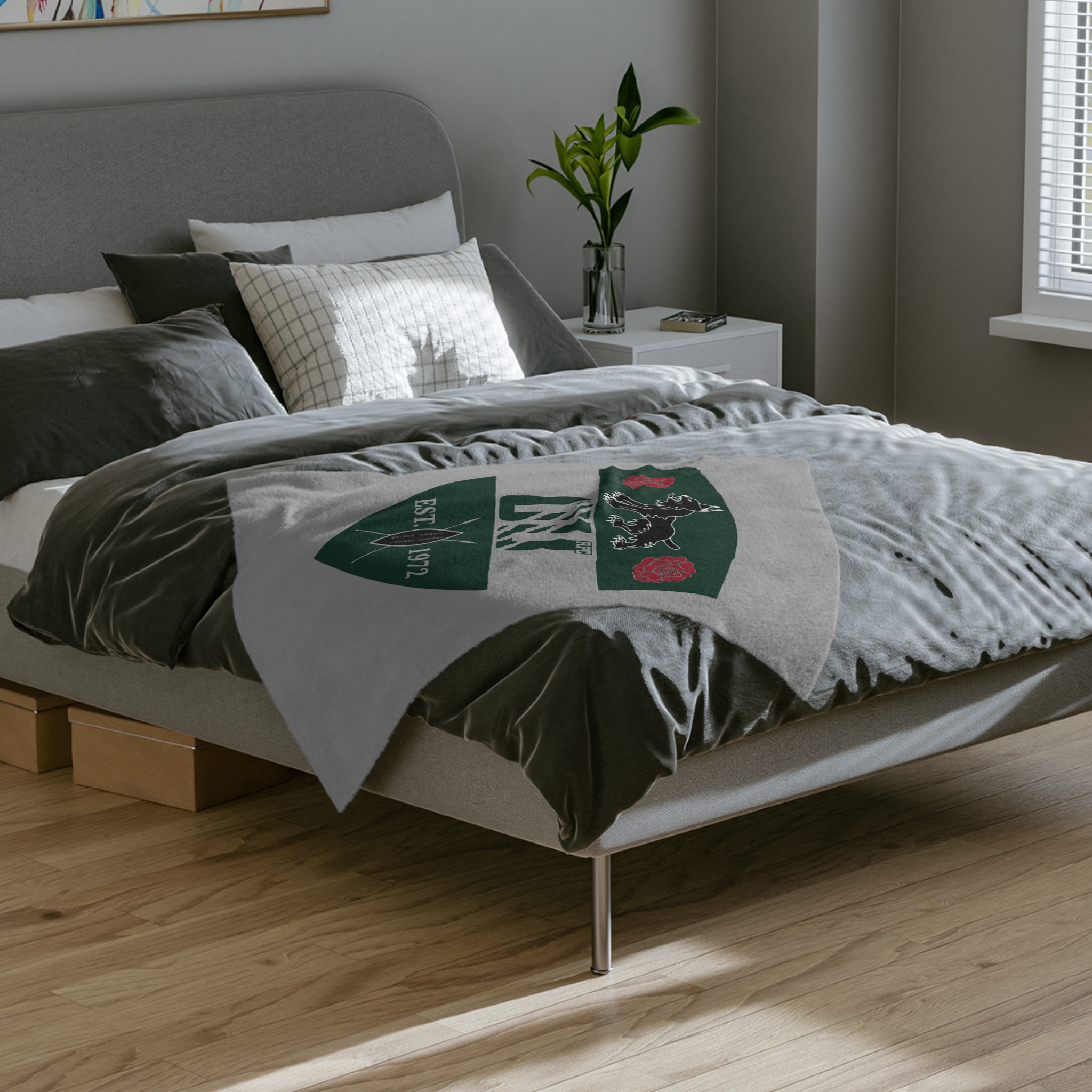 OU Mens Rugby Microfiber Blanket 5 OU Mens Rugby Microfiber Blanket - Image 5