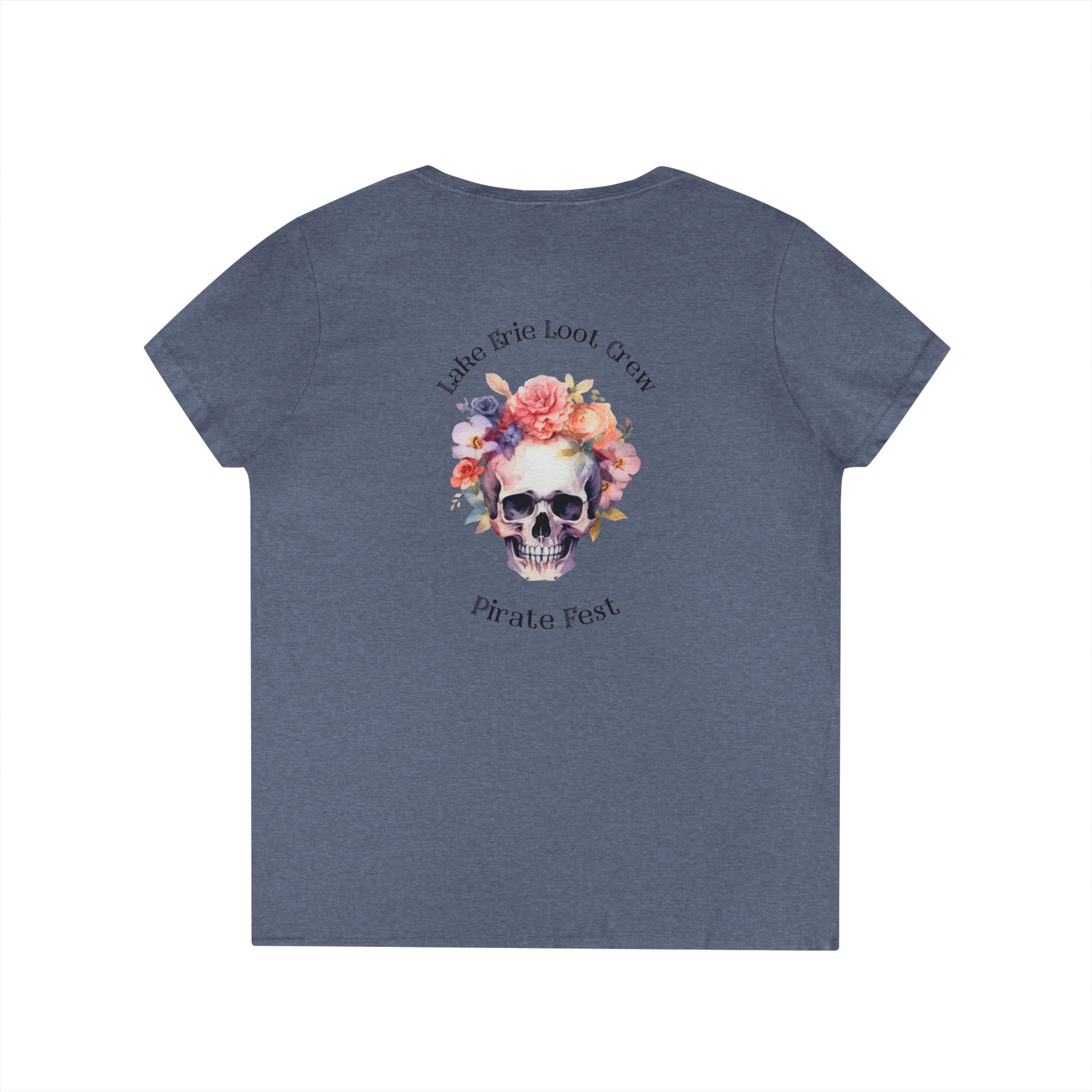 Lake Erie Loot Crew Pirate Fest V-Neck Tee 11 Lake Erie Loot Crew Pirate Fest V-Neck Tee - Image 11