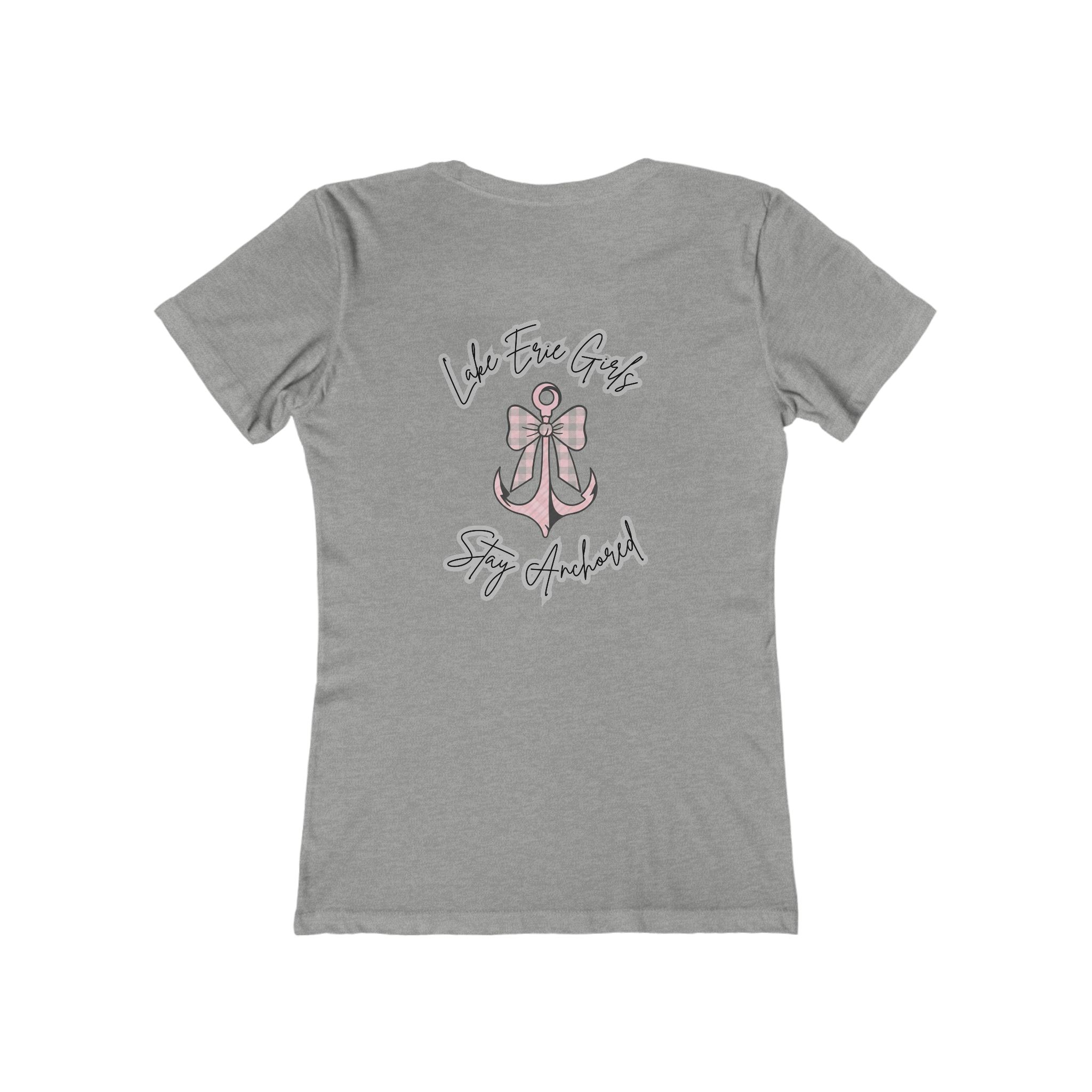 Lake Erie Girls Stay Anchored Bow & Anchor Fitted TeeBack Bay Edit 6 Lake Erie Girls Stay Anchored Bow & Anchor Fitted TeeBack Bay Edit - Image 6