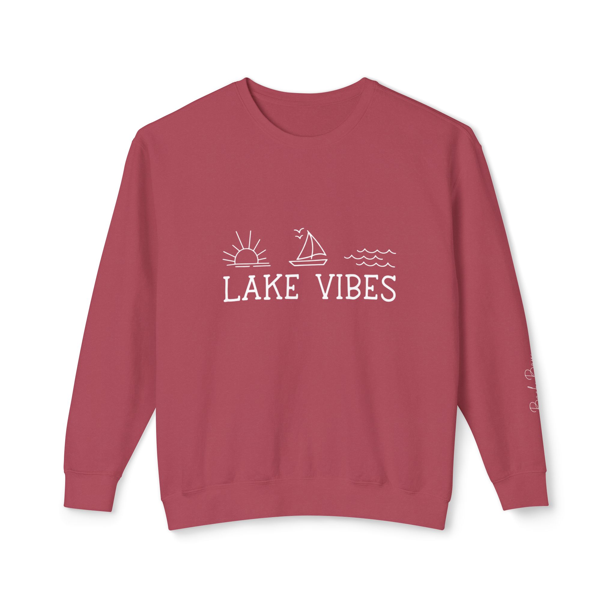 Lake Vibes Unisex Crewneck Sweatshirt – Signature Back Bay Edit 5 Lake Vibes Unisex Crewneck Sweatshirt – Signature Back Bay Edit - Image 5